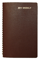 Burgundy Spiral Bound Calendars